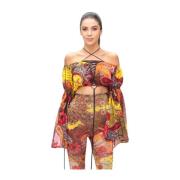 F**k Stilfull Crop Top Multicolor, Dam