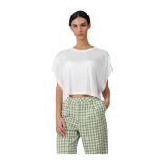 Dondup Casual T-Shirt White, Dam