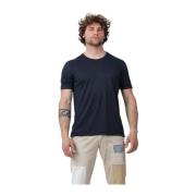 Gran Sasso Klassisk Crew Neck T-shirt Blue, Herr