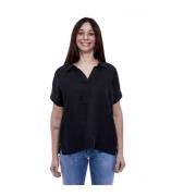 Alpha Studio Dam Jersey Polo Black, Dam