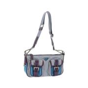 Prada Vintage Pre-owned Nylon prada-vskor Blue, Dam