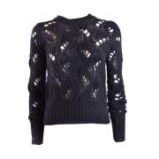 Dondup Stiliga Sweaters Black, Dam