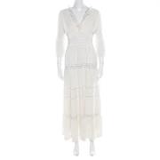 Chloé Pre-owned Pre-owned Linné klnningar White, Dam