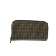 Fendi Vintage Pre-owned Canvas plnbcker Brown, Dam