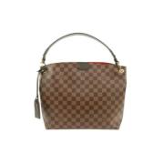 Louis Vuitton Vintage Förägda Canvas louis-vuitton-väskor Brown, Dam