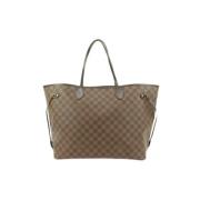 Louis Vuitton Vintage Förägda Canvas louis-vuitton-väskor Brown, Dam