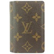 Louis Vuitton Vintage Canvas Plånböcker, Begagnade, Mi0077 Brown, Dam