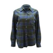 Isabel Marant Pre-owned Flanellskjorta i Blått Blue, Dam