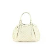 Gucci Vintage Begagnad Handväska, Stil/Modell: 211944 200047 Beige, Da...