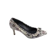 Isabel Marant Pre-owned Romantiska Rock `n` Roll Läderklackar Gray, Da...