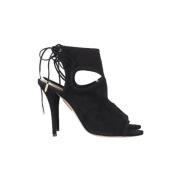 Aquazzura Pre-owned Pre-owned Sandaler Black, Dam