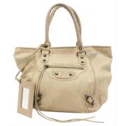 Balenciaga Vintage Begagnad handväska Beige, Dam