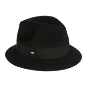 Saint Laurent Ull Elegance Hatt Black, Dam