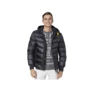 Parajumpers Svart quiltad jacka Pharrell-modell Black, Herr