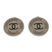 Chanel Vintage Pre-owned Metall chanel-smycken Gray, Dam