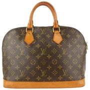 Louis Vuitton Vintage Coated Canvas LV Väskor Brown, Dam