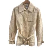 Moschino Pre-Owned Pre-owned Tyg ytterklder Beige, Dam