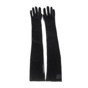 Versace Pre-owned Pre-owned Läder handskar Black, Unisex