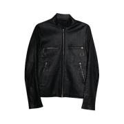 Balenciaga Vintage Pre-owned Läder ytterklder Black, Herr