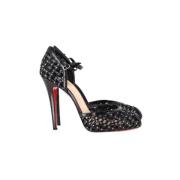 Christian Louboutin Pre-owned Pre-owned Läder klackskor Black, Dam