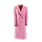 Tagliatore Elegant Double-Breasted Coat Pink, Dam