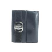 Salvatore Ferragamo Pre-owned Pre-owned läderplånböcker Black, Dam