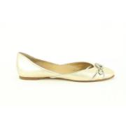 Valentino Vintage Pre-owned Platta skor Beige, Dam