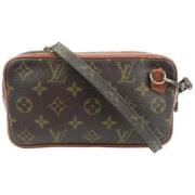 Louis Vuitton Vintage Begagnad Axelväska Brown, Dam