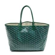 Goyard Vintage Pre-owned Canvas handvskor Green, Dam