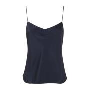 Theory Sleeveless Tops Blue, Dam