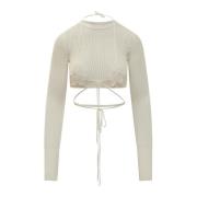 Andrea Adamo Blouses Beige, Dam