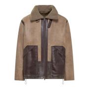 Salvatore Santoro Leather Jackets Brown, Herr