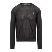 Raf Simons Round-neck Knitwear Black, Herr