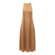 Loulou Studio Maxi Klänning Brown, Dam