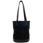 Celine Vintage Pre-owned Canvas totevskor Black, Dam