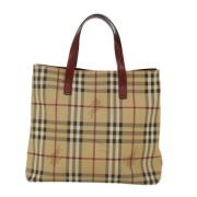 Burberry Vintage Förägande Multifärgad Canvas Axelväska Multicolor, Un...