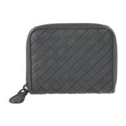 Bottega Veneta Vintage Förägande Grått Läder Bottega Veneta Plånbok Gr...