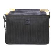 Bally Pre-owned Pre-owned Canvas handvskor Black, Dam