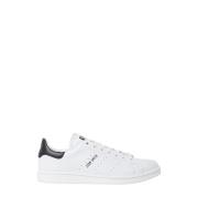 Adidas Läder Sneakers med Rund Tå och Snörning White, Herr