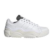 Adidas Vita Lädersneakers för Kvinnor White, Dam