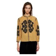 Antik Batik Blouses Yellow, Dam