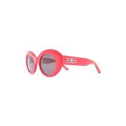 Balenciaga Sunglasses Bb0235S Red, Dam