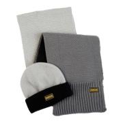 Barbour Presentset med Slipstream Beanie och Halsduk Gray, Herr