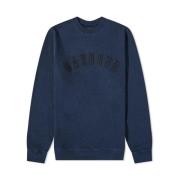 Barbour Navy Debson Sweatshirt Blue, Herr