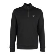 Barbour Modern Half Zip Pullover Black, Herr