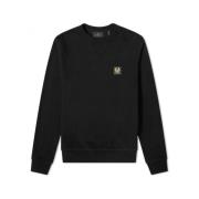 Belstaff Klassisk Svart Bomullsweatshirt Black, Herr