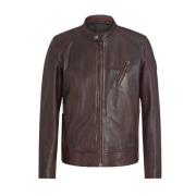 Belstaff Ebony Café Racer Skinnjacka Brown, Herr