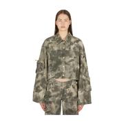 Blumarine Jackets Green, Dam