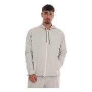 Boss Hoodie med high-tech tyg Gray, Herr