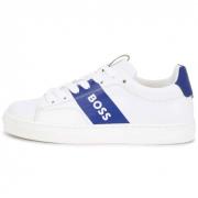 Boss Vita Lädersneakers Blue, Herr